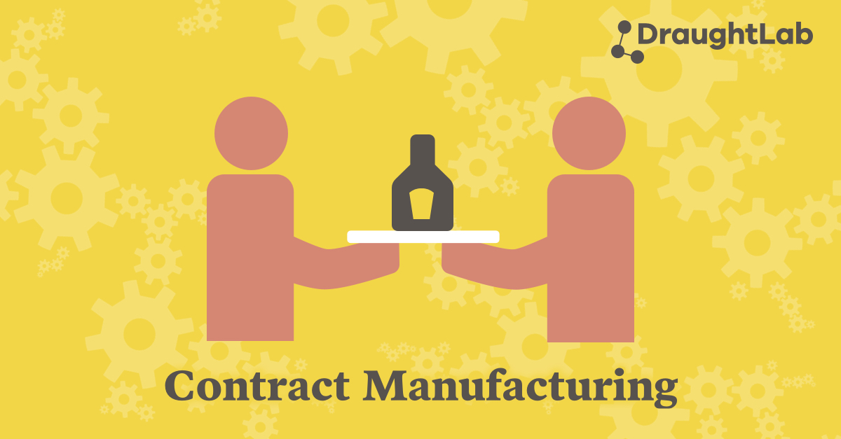 Contract manufacturing production line with packaged food and beverage products.